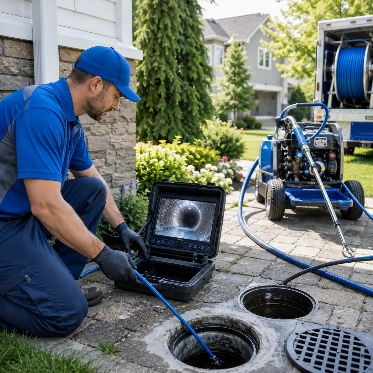 Outdoor drain cleaning professionals serving Zionsville, IN